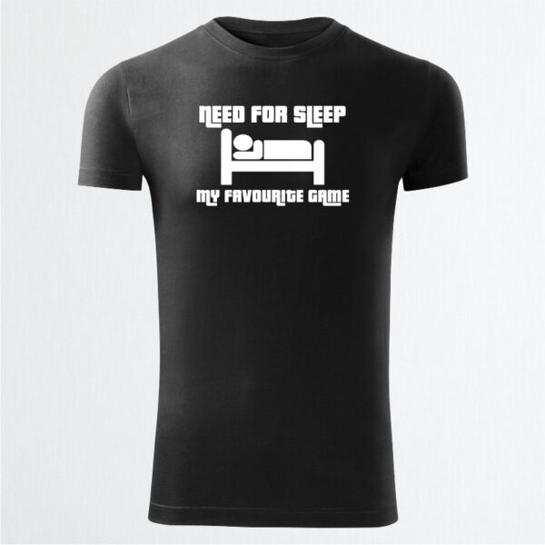 32 Need for sleep tricko cierne panske
