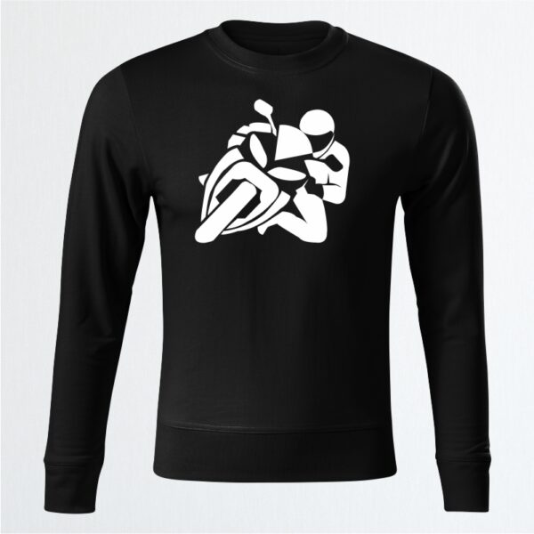 Rider No.2 mikina unisex cierna desa.sk